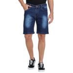 Wicked stitch Denim Shorts for Men (Chemical Blue)