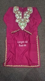 Kashmiri Aari work Cotton Kurta for Women #9