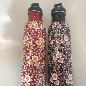 Kashmiri Papier Mache Thermal Steel Bottles (Type 3)
