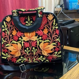 Ari Work Sling Bag Black Orange