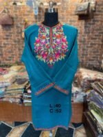 Blue Premium 42-Count Raffal Wool Pheran