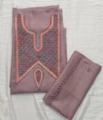 Luxurious 3 Pc Sonzi embroidery and intricate Tilla work Pink Suit