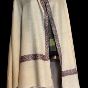 KASHEER Handwoven Pure Pashmina Shawl in Basic Colour