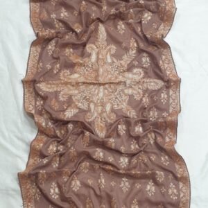 Premium Tusha-Pashmina Stole with Intricate Tilla Work & Traditional Jamawar Design #5