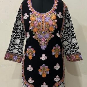 Elegant Georgette Aari Embroidery Kurti #2