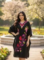 Aari Work Kaftans – Elegance Handcrafted in Kashmir