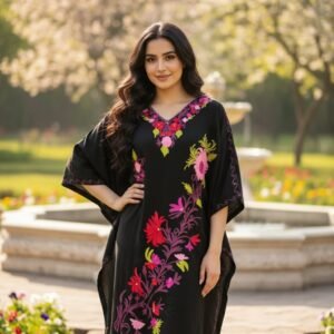 Aari Work Kaftans – Elegance Handcrafted in Kashmir