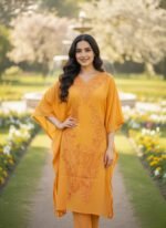 Aari Work Kaftans – Elegance Handcrafted in Kashmir #3