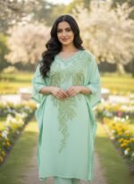Aari Work Kaftans – Elegance Handcrafted in Kashmir #4