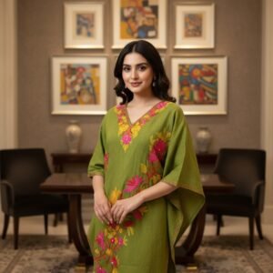 Aari Work Kaftans – Elegance Handcrafted in Kashmir #2